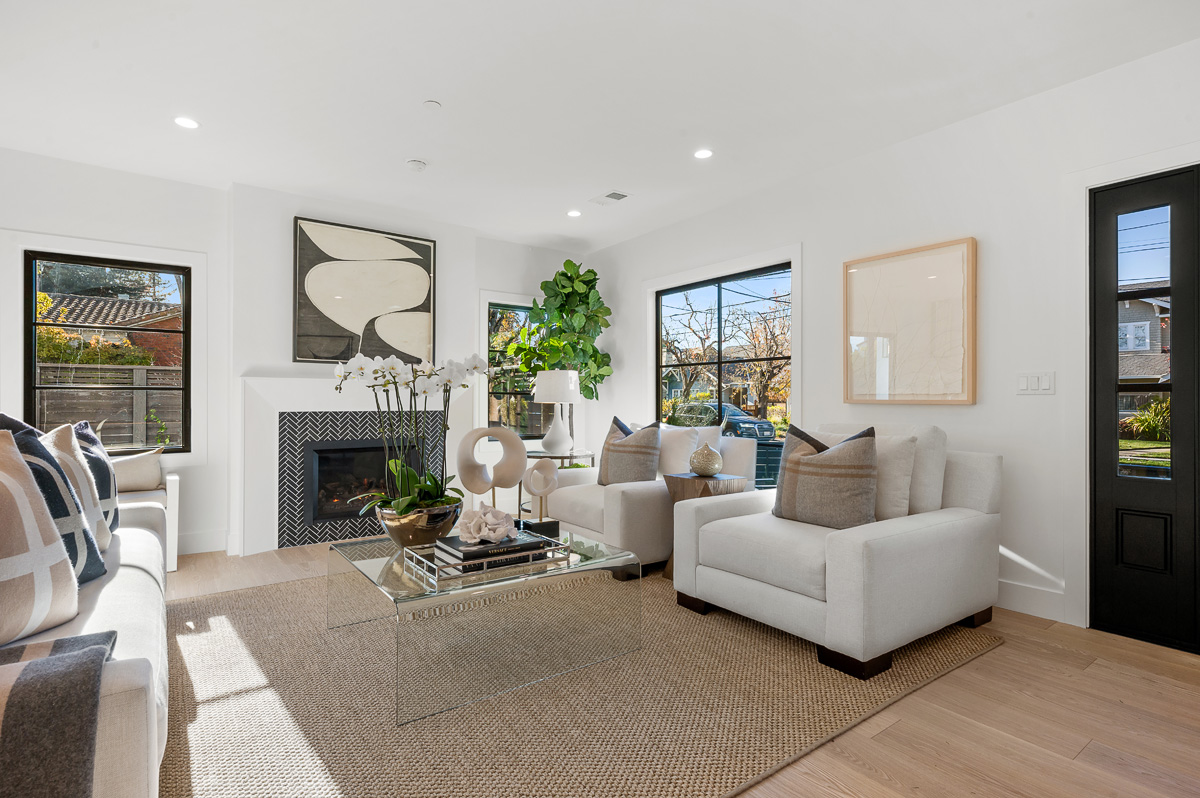 1545 Ralston Avenue is a completely remodeled 4 bedroom home in Burlingame