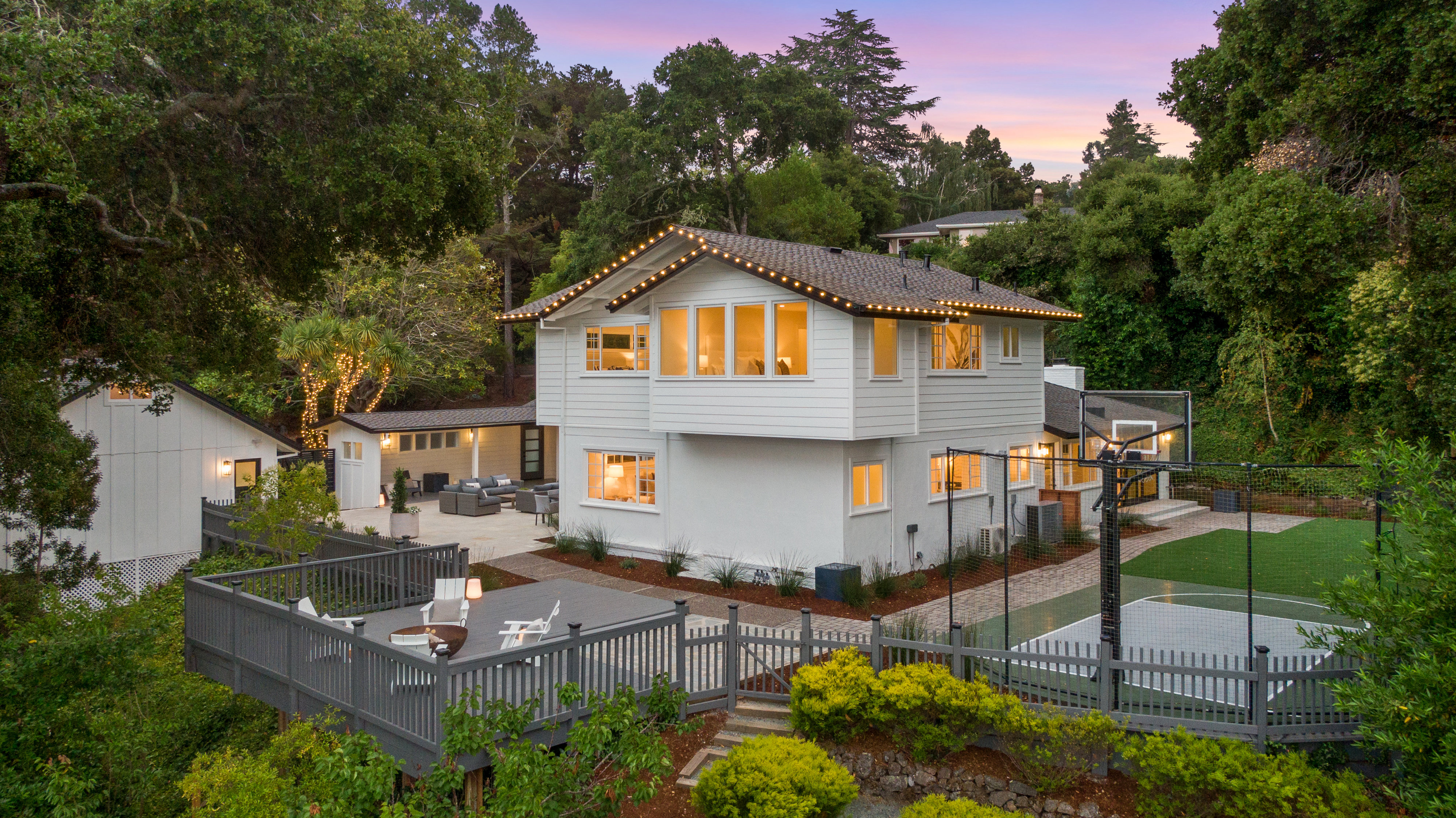 660 Pullman Road in Hillsborough is a gorgeously remodeled 4 bedroom home in the Carolands neighborhood