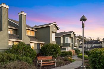 1605 Graystone Lane is a 2 Bedroom Townhome in the Village in the Park Community of Daly City