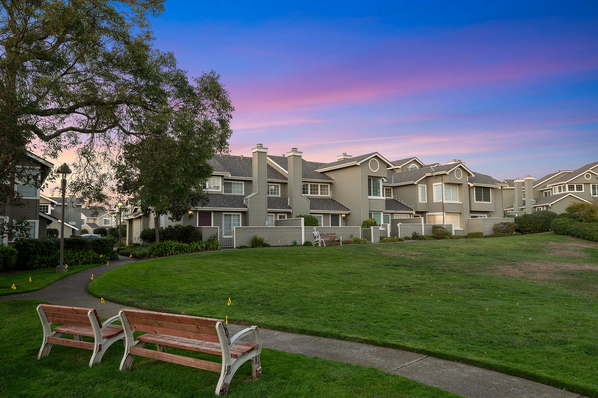 1605 Graystone Lane is a 2 Bedroom Townhome in the Village in the Park Community of Daly City