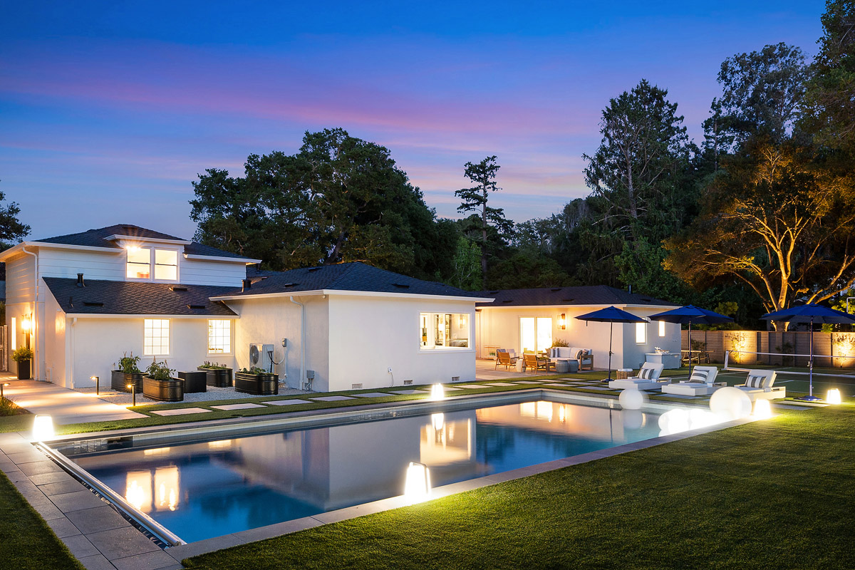 5 Laureldale 5 Laureldale Road is a Stunningly Remodeled 4-Bedroom Home in Hillsborough, CA