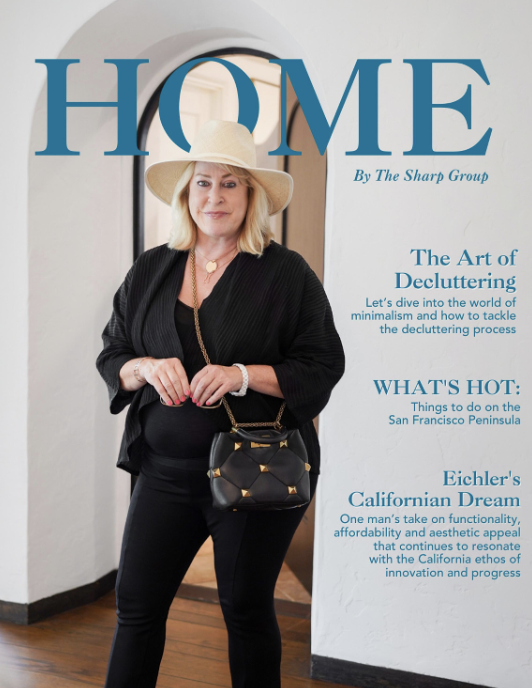 Debbie Sharp on the cover of Home by The Sharp Group